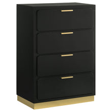 Load image into Gallery viewer, Caraway 4 Pc &amp; Pc E.King, Cal.King, &amp; Queen Bedroom Set Black &amp; White