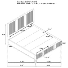Load image into Gallery viewer, Terrace California King, E.King, &amp; Queen Bed