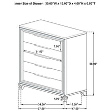 Load image into Gallery viewer, Marmore 4 &amp; 5 Pc E.king, Cal.king, &amp; Queen Bedroom Set