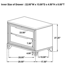 Load image into Gallery viewer, Marmore 4 Pc Bedroom Set