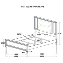 Load image into Gallery viewer, Marmore California King, E.King, &amp; Queen Bed