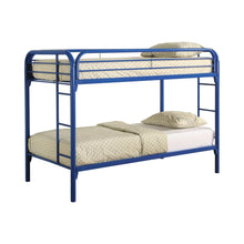 Load image into Gallery viewer, Morgan Twin Over Twin Bunk Bed Blue image