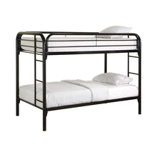 Load image into Gallery viewer, Morgan Twin Over Twin Bunk Bed Black image