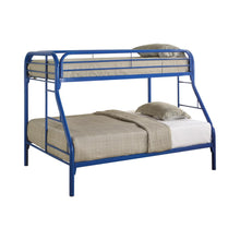 Load image into Gallery viewer, Morgan Twin Over Full Bunk Bed Blue image