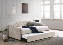 Load image into Gallery viewer, Sadie Upholstered Twin Daybed with Trundle