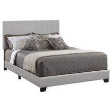 Load image into Gallery viewer, Dorian Upholstered California King, E.King, &amp; Queen Bed Black, Brown, &amp; Grey