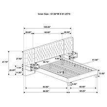 Load image into Gallery viewer, Marley Eastern King &amp; Queen Bed
