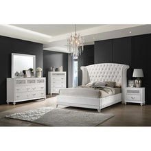 Load image into Gallery viewer, Barzini Upholstered Tufted Bedroom Set White