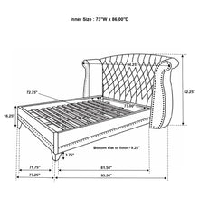 Load image into Gallery viewer, Barzini 5 &amp; 4 Piece Bedroom Sets E.King &amp; Queen