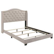 Load image into Gallery viewer, Sonoma Camel Back Queen Bed Beige