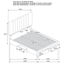 Load image into Gallery viewer, Wheatland Panel Platform Storage Bed