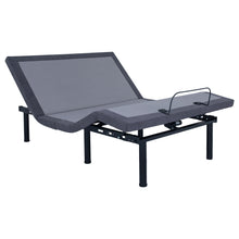 Load image into Gallery viewer, Clara Eastern King, E.King, Queen, &amp; Twin XL Adjustable Bed Base Grey and Black
