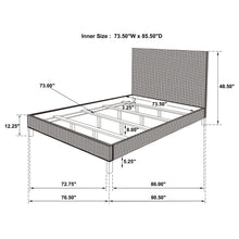 Load image into Gallery viewer, Zyla California King, E.King, &amp; Queen Bed
