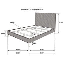 Load image into Gallery viewer, Zyla California King, E.King, &amp; Queen Bed