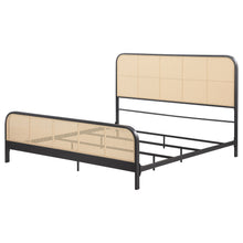 Load image into Gallery viewer, Lanewood Eastern King &amp; Queen Bed Black &amp; White