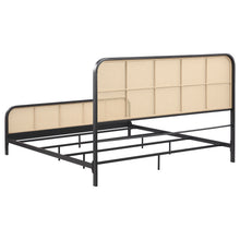 Load image into Gallery viewer, Lanewood Eastern King &amp; Queen Bed Black &amp; White