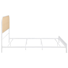 Load image into Gallery viewer, Amherst Eastern King, Queen, Full, &amp; Twin Bed White &amp; Black
