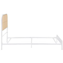 Load image into Gallery viewer, Amherst Eastern King, Queen, Full, &amp; Twin Bed White &amp; Black