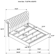 Load image into Gallery viewer, Devon California King, Full, Eastren King, &amp; Queen Bed