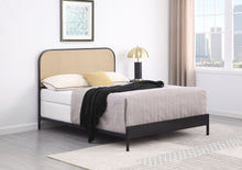 Load image into Gallery viewer, Amherst Eastern King, Queen, Full, &amp; Twin Bed White &amp; Black
