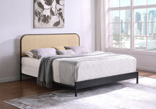 Load image into Gallery viewer, Amherst Eastern King, Queen, Full, &amp; Twin Bed White &amp; Black