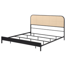 Load image into Gallery viewer, Amherst Eastern King, Queen, Full, &amp; Twin Bed White &amp; Black