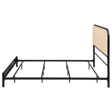 Load image into Gallery viewer, Amherst Eastern King, Queen, Full, &amp; Twin Bed White &amp; Black