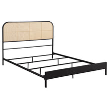 Load image into Gallery viewer, Amherst Eastern King, Queen, Full, &amp; Twin Bed White &amp; Black