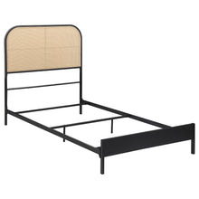 Load image into Gallery viewer, Amherst Eastern King, Queen, Full, &amp; Twin Bed White &amp; Black