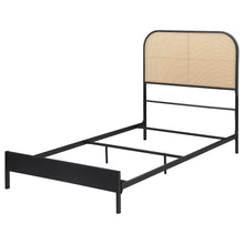 Load image into Gallery viewer, Amherst Eastern King, Queen, Full, &amp; Twin Bed White &amp; Black