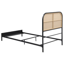 Load image into Gallery viewer, Amherst Eastern King, Queen, Full, &amp; Twin Bed White &amp; Black