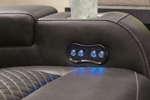 Load image into Gallery viewer, Fyne-Dyme Power Reclining Loveseat with Console