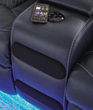 Load image into Gallery viewer, Fyne-Dyme Power Reclining Loveseat with Console