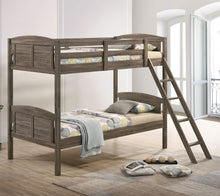 Load image into Gallery viewer, Flynn Bunk Bed Weathered Brown image