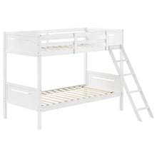 Load image into Gallery viewer, Littleton Twin Over Twin Bunk Bed White image