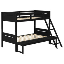 Load image into Gallery viewer, Littleton Twin Over Full Bunk Bed Black image