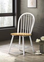 Load image into Gallery viewer, Cinder Windsor Side Chairs Natural Brown and White (Set of 4)