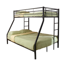 Load image into Gallery viewer, Hayward Twin Over Full Bunk Bed Black image