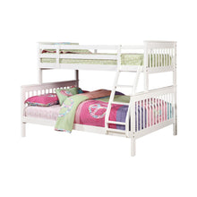 Load image into Gallery viewer, Chapman Twin Over Full Bunk Bed White image