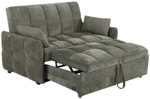 Load image into Gallery viewer, Cotswold Tufted Cushion Sleeper Sofa Bed Dark Grey image