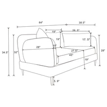 Load image into Gallery viewer, Jade Stationary Loveseat
