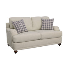 Load image into Gallery viewer, Glenn Recessed Arms Loveseat Light Grey
