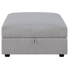 Load image into Gallery viewer, Cambria Storage Ottoman