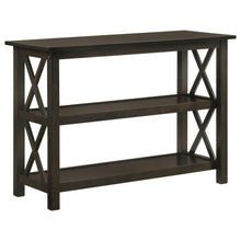 Load image into Gallery viewer, Rachelle Sofa Table with 2-shelf Deep Merlot image