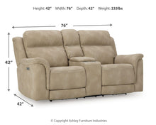 Load image into Gallery viewer, Next-Gen DuraPella Power Reclining Loveseat with Console