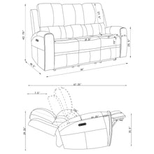 Load image into Gallery viewer, Brickston Triple Power Reclining Sofa Set