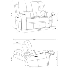 Load image into Gallery viewer, Brickston Triple Power Reclining Sofa Set