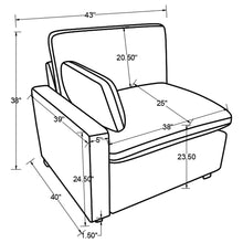 Load image into Gallery viewer, Collins Sectionals White
