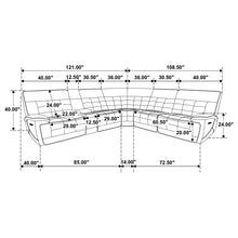 Load image into Gallery viewer, Hewitt Dual Power Reclining Sectional