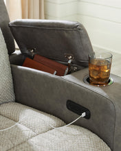 Load image into Gallery viewer, WhipLash Power Reclining Loveseat with Console